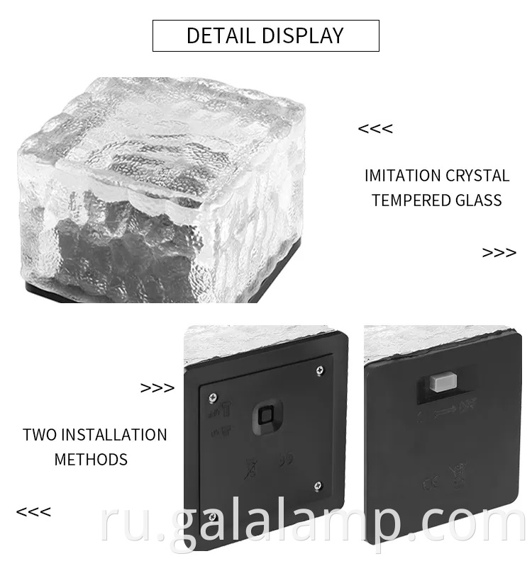 Стильные светодиодные светодиодные огни с солнечным питанием для наружных помещений